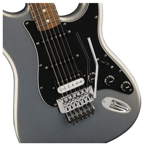 Fender Standard Strat Hss Pau Ferro Floyd Rose Ghost Silver Gear4music