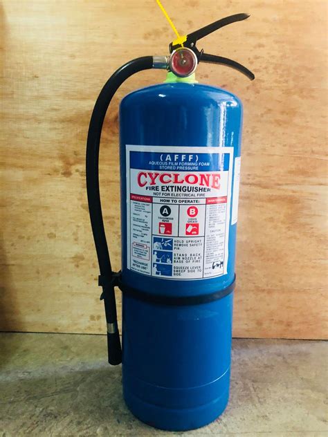 Fire Extinguisher Afff Lbs Blue Cyclone Liquid Foam Free Wall Bracket Lbs Lazada Ph