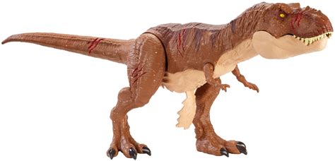 Jurassic World Battle Damage Roarin Super Colossal Tyrannosaurus Rex