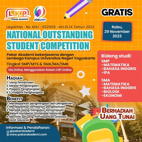 National Outstanding Student Competition Lembaga Pakar Akademi