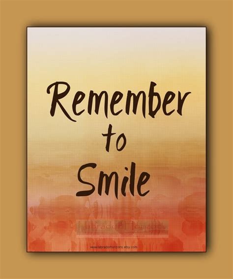 Items Similar To Remember To Smile Word Art For Your Walls Instant