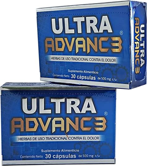 Ultra Advance 3 30 Capsulas Pack De 2 Mx Salud Y