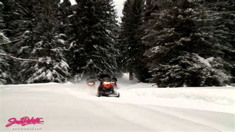 South Dakota Black Hills Snowmobiling Youtube