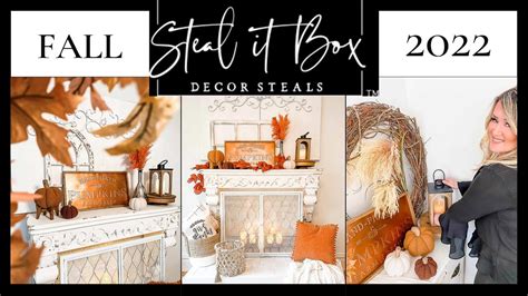 Steal It Box Fall 2022 From Decor Steals Unboxing Youtube