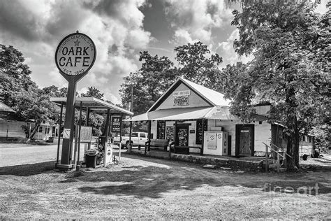 Historic Oark Cafe Bw Photograph By Scott Pellegrin Pixels
