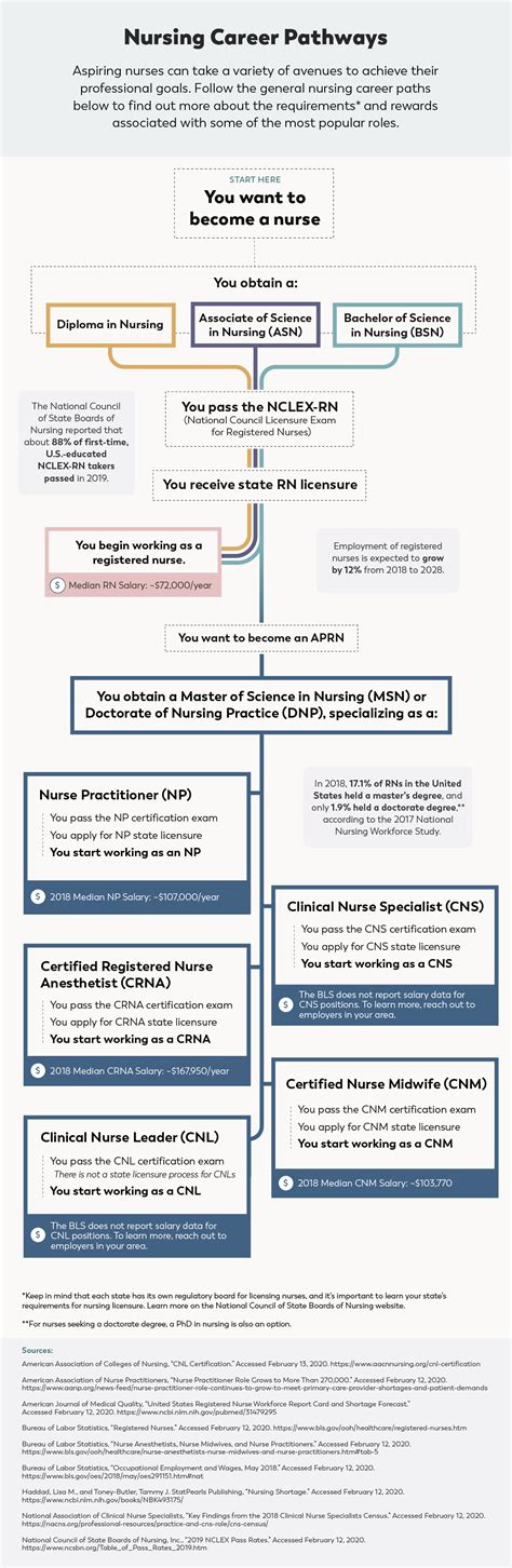 Nursing Career Paths Infographic
