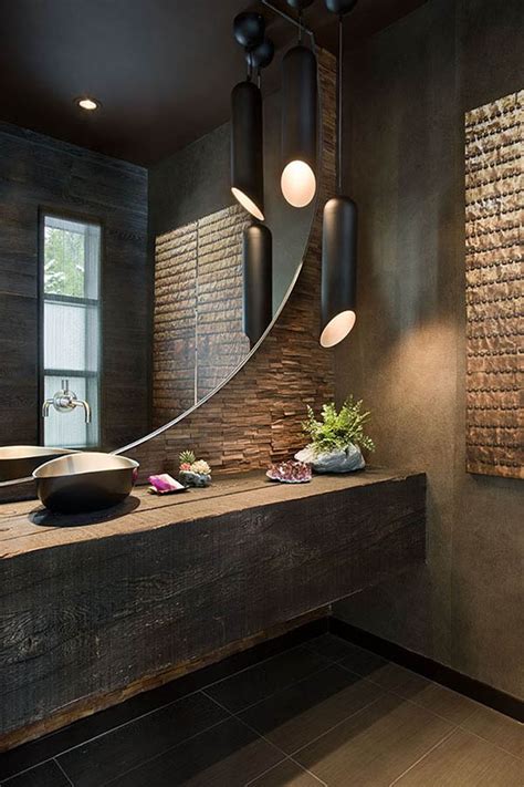 Alluring Dark Bathroom Designs From All Over The World Adorable