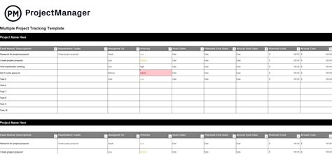 Excel Spreadsheet Templates For Tracking Tasks Costs And Time