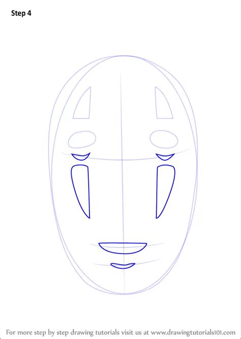 How To Draw No Face From Spirited Away Spirited Away Step By Step
