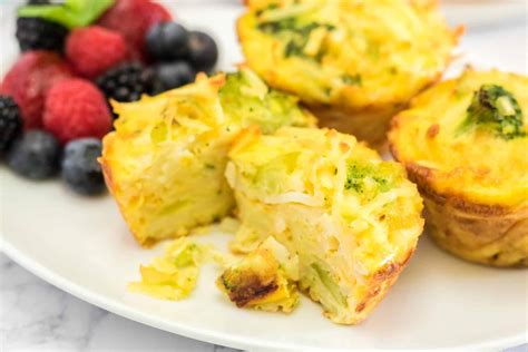 Broccoli Egg Muffins Cupcakes Kale Chips