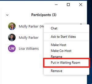 Also, if the host is unable to be on the zoom meeting, they can place a check in the automatically record meeting option in the schedule meeting options. Using the Waiting Room Option in Zoom - Technology Support Center - Knowledge Base