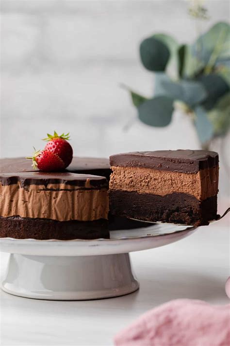 Delish editors handpick every product we feature. Triple Chocolate Mousse Cake | Baked by an Introvert