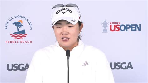 Rose Zhang Second Round Interview 2023 Us Womens Open Epson Tour