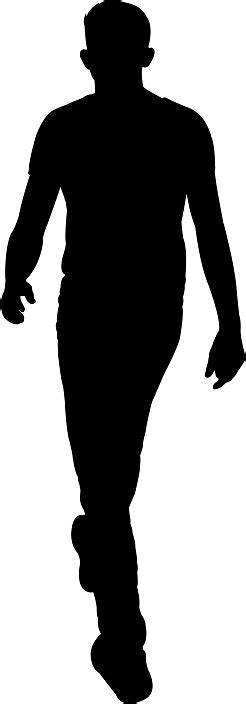 A Man Walking Silhouette Vector Stock Illustration Download Image Now