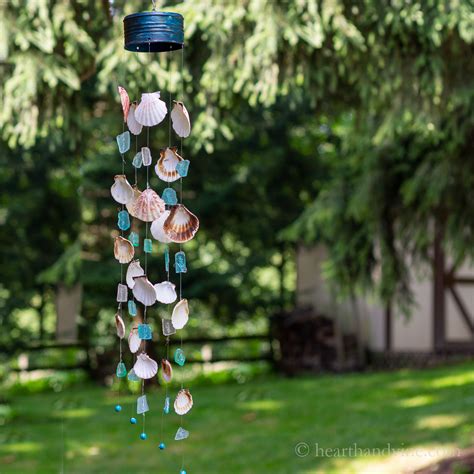 Diy Sea Glass And Seashell Wind Chime Inspired By The Choice