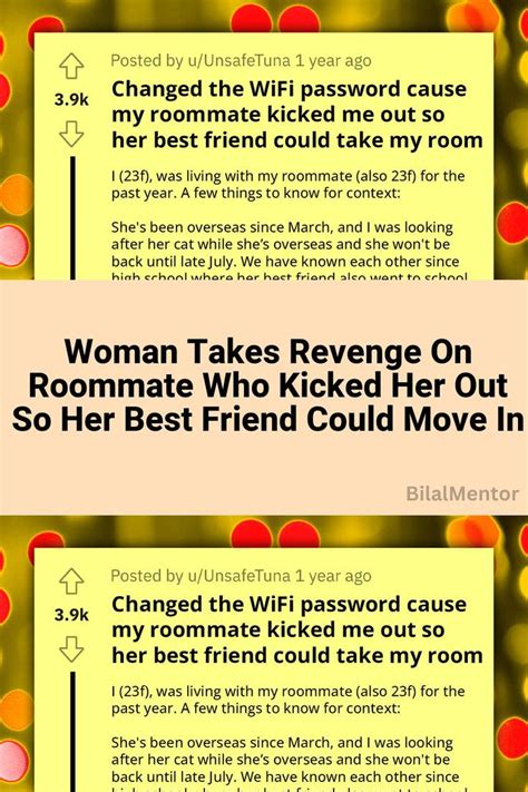 Woman Takes Revenge On Roommate Who Kicked Her Out So Her Best Friend