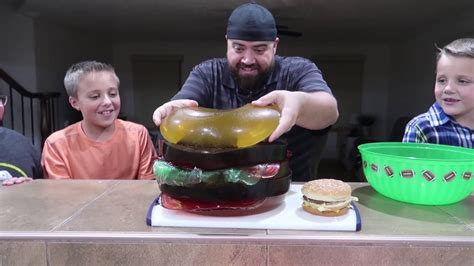 Giant Gummy Mcdonalds Big Mac Fun Cheeseburger Youtube