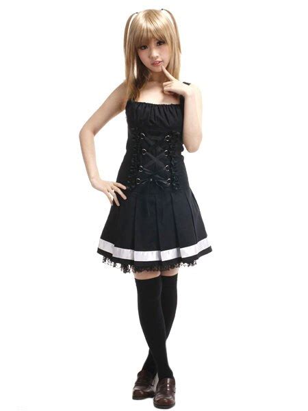 Free Shipping Death Note Amane Misa Halloween Cosplay Costume On