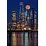 Hudson Yards NYC And Full Moon Photograph By Susan Candelario