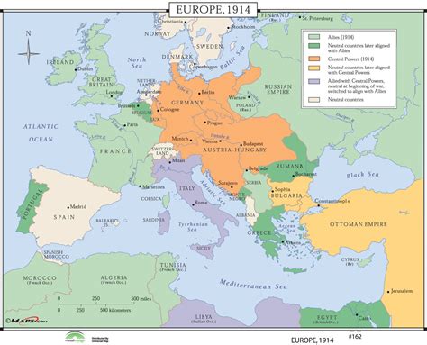 World History Wall Maps - Europe 1914 | World history map, History wall, World history