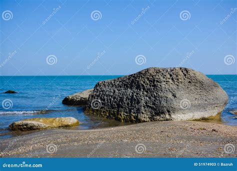 Seashore Rocks Stock Image Image Of Blue Water Gulf 51974903