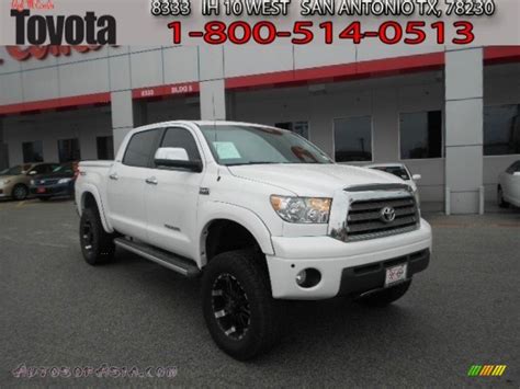 2009 Toyota Tundra Limited Crewmax 4x4 In Super White 093585 Autos