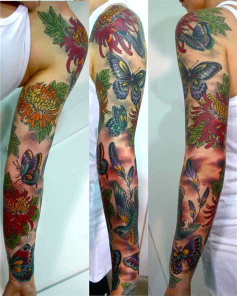 14 Best Butterfly Sleeve Tattoos Images On Pinterest Arm Tattoos Butterfly Sleeve Tattoo And