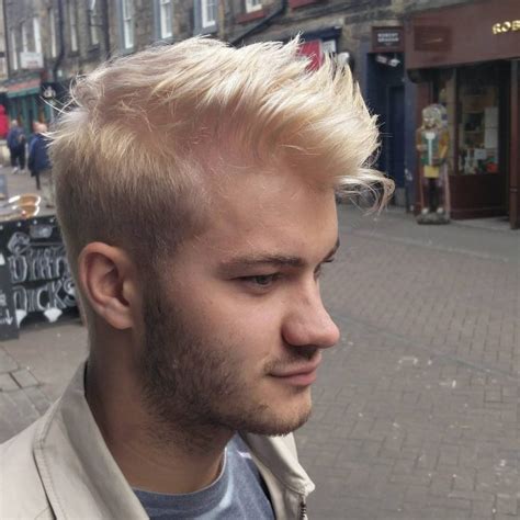 25 Ideas For Mens Bleached Hair The Bolder The Better