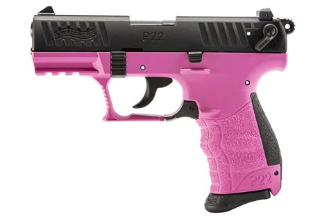 Walther P22q 22lr Rimfire Pistol With Hot Pink Frame Sportsmans