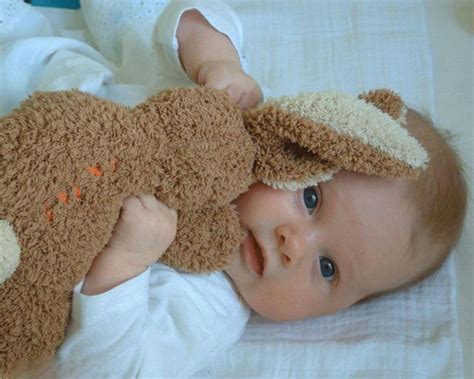 Download Cute Baby With Teddy Bear Wallpapers Gallery