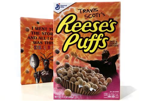 Travis Scott X Reeses Puffs Cereal Not Fit For Human Consumption