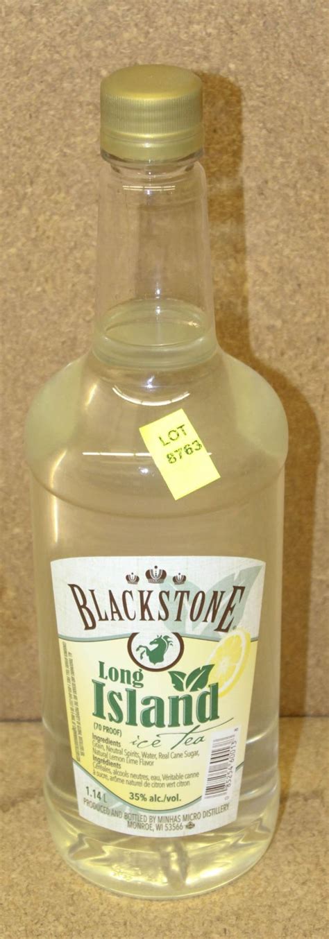 BOTTLE OF BLACKSTONE LONG ISLAND ICE TEA MIX - Kastner Auctions
