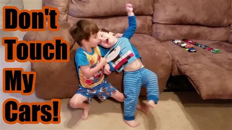 Brothers Fighting Over Toy Cars Youtube