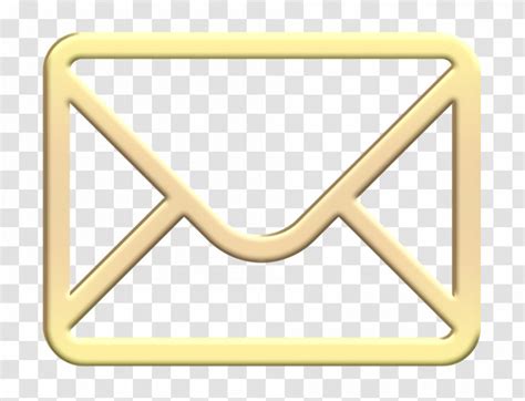83 Email Icon Png Gold Free Download 4kpng