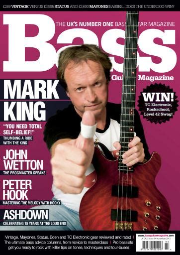Bass Player Uk Magazine 84 November 2012 Back Issue
