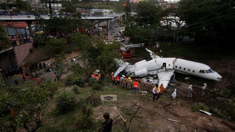 Honduras Plane Crash Private Jet Splits In Half In Crash Landing Bbc