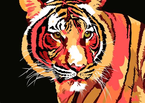 827981 Vector Graphics Tigers Rare Gallery Hd Wallpapers