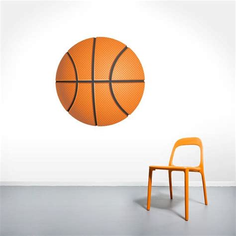 Basketball Decal Sticker Full Color Sports Ball For Sign Or Etsy Uk
