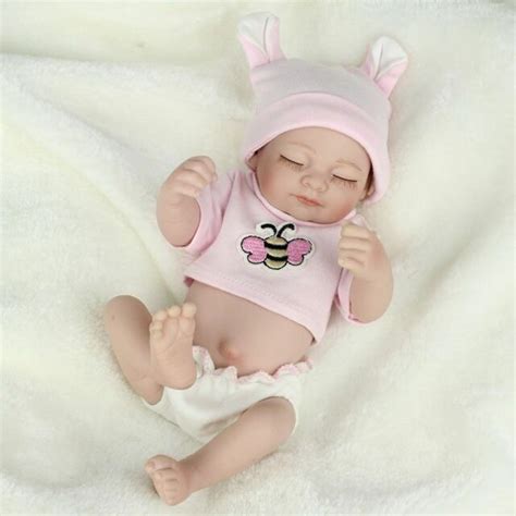 Reborn Baby Girl Doll Full Vinyl Silicone Finished Newborn Dolls