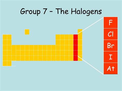 Elements Of Halogen Group Properties Halogen Elements And List