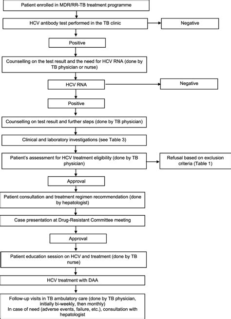 Figure Hepatitis C And Mdrrr Tb Patients Pathway From The Initial
