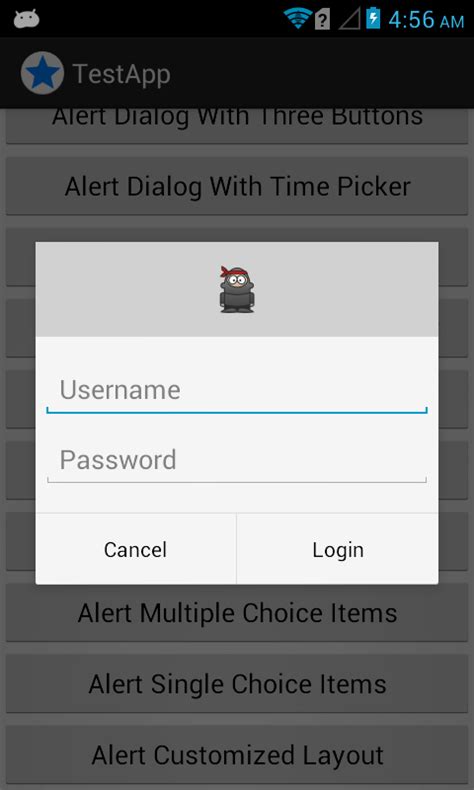 14 Android Alertdialogbuilder Example Codes And Output