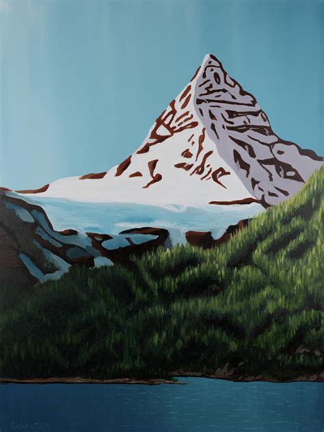 Mount Assiniboine Painting By Teunis Schouten Fine Art America