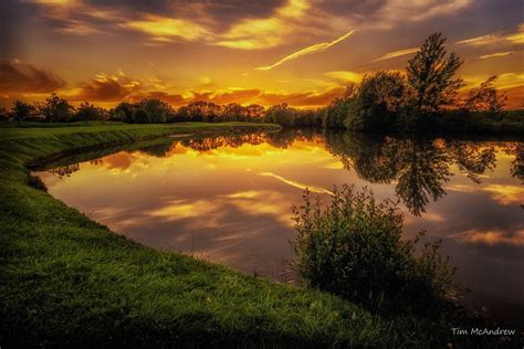 Pond Reflections Pond Sunset Sunset Photography