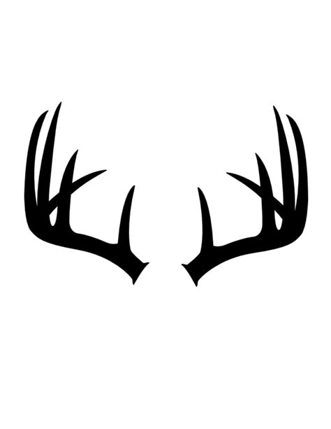 Deer Antler Pattern Printable Printable World Holiday