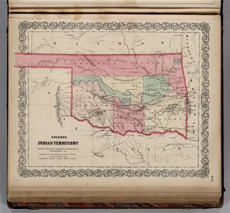 Indian Territories David Rumsey Historical Map Collection
