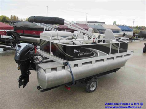 Pre Owned 2015 Apex 16 Gill Getter Pontoon Boat Boat In Arborg 90e515