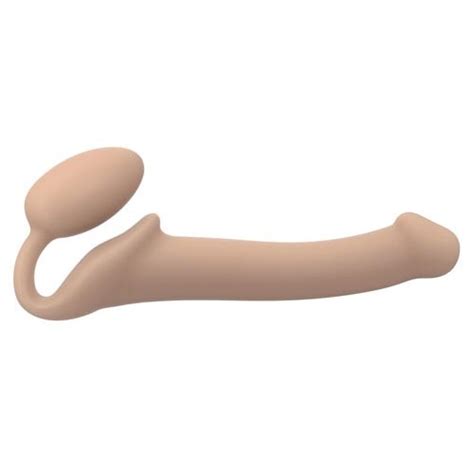 strap on me medium silicone bendable strapless strap on vanilla sex toys and adult novelties