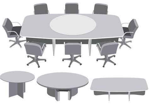 Round Table Meeting Vector 91094 Vector Art At Vecteezy