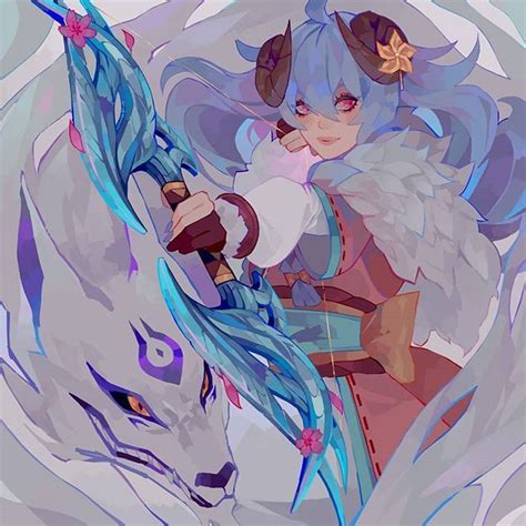 Kindred Flor Espiritual Em 2020 Leona League Of Legends Desenhos